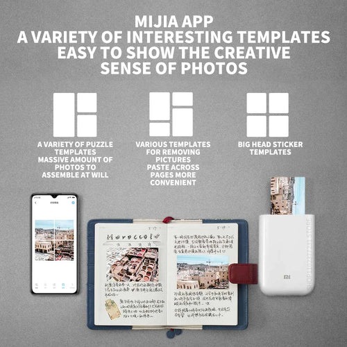Smart pocket photo printer